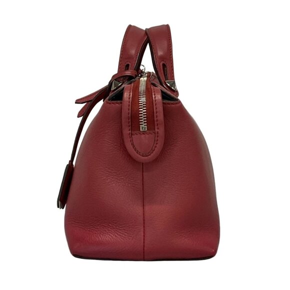 FENDI By The Way Bordeaux Leather - Handbag 660-072925 - Picture 3 of 14